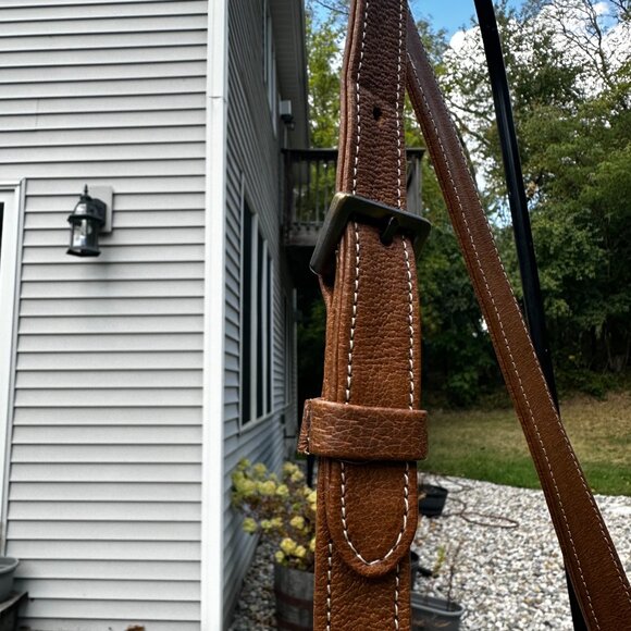 Vintage Valentino Garavani Crossbody Shoulder Bag Black Brown Leather Italy - Picture 10 of 16